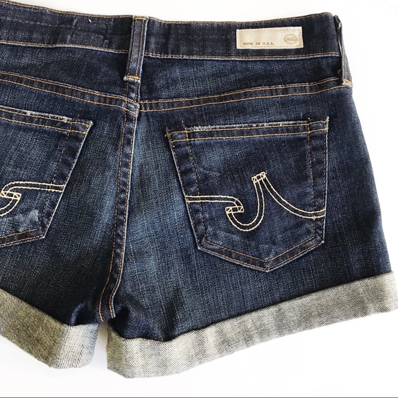 Ag Adriano Goldschmied Pants - AG Pixie Roll-Up Short